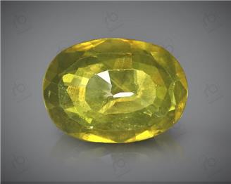 Natural Heated & Treated Yellow Sapphire Certified 2.02 CTS (DIN 86200 )